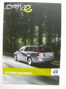 Volvo Drive Mit Sicherheit umweltbewußt Prospekt Mai 2009