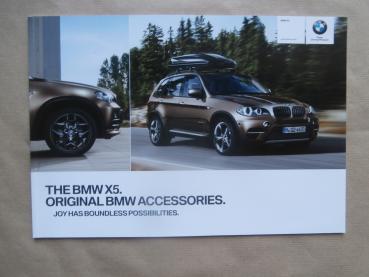 BMW The X5 E70 Original Accessories Brochure April 2010