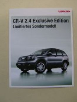 Honda CR-V 2.4 Exclusive Edition Prospekt September 2009