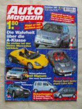 Auto Magazin 12/1997 Renault Sport Spider vs. Lotus Elise