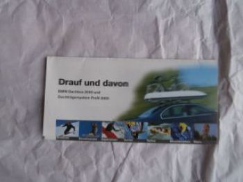 BMW Dachbox 2000 Dachträgersystem Profil 2000 Flyer
