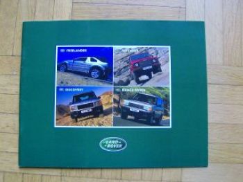 Land Rover Freelander Defender Discovery Range Rover Prospekt
