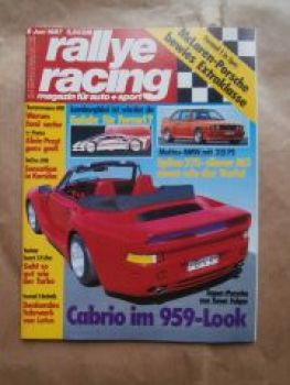 rallye racing 6/1987 Folger Porsche 911 Turbo,Mattes BMW M3 E30