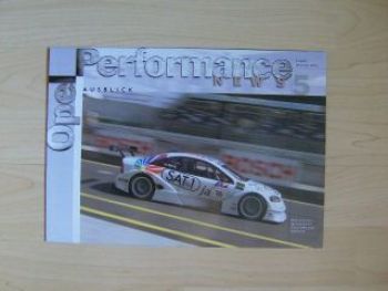 Opel Performance News Dezember 2001