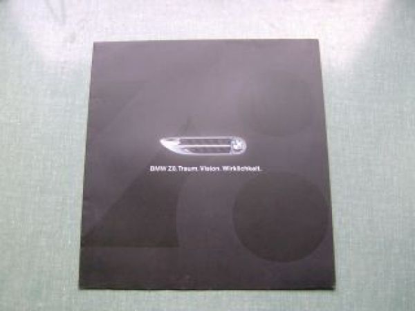 BMW Z8 Poster Prospekt E52 Traum Vision Wirklichkeit Rarität