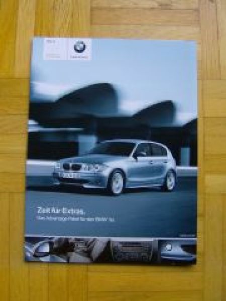 BMW Prospekt Advantage Paket 1er Reihe E87 NEU