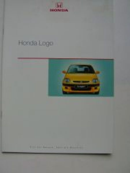 Honda Logo Prospekt März 1999 +Preisliste
