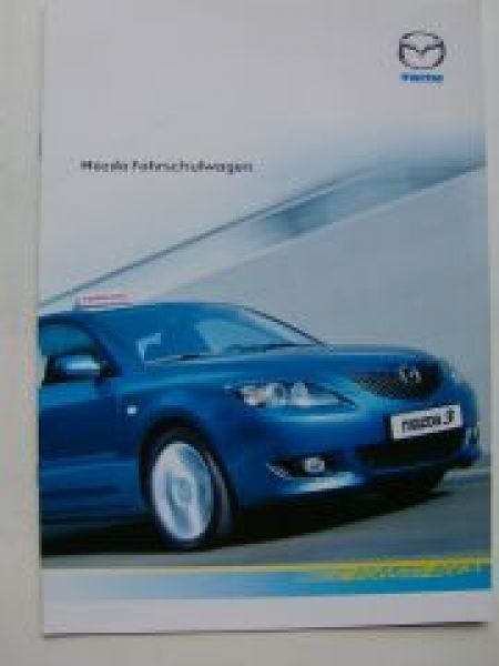 Mazda Fahrschulwagen Prospekt Februar 2004
