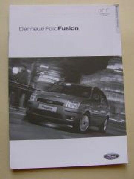 Ford Fusion September 2002 NEU