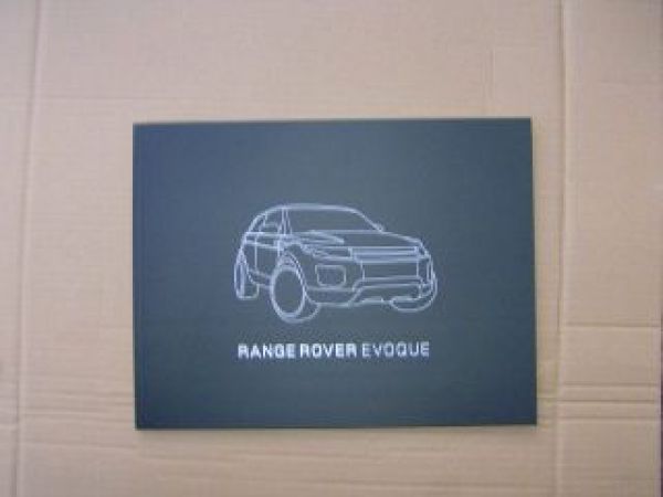 Land Rover Evoque Prospekt März 2011 NEU