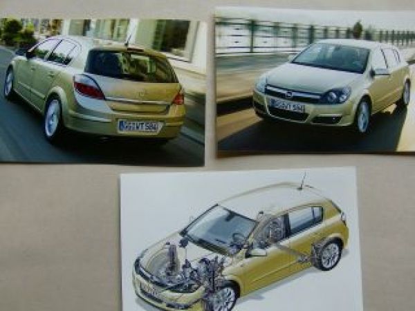 Opel Astra Pressebilder +Schnittbild Dezember 2003