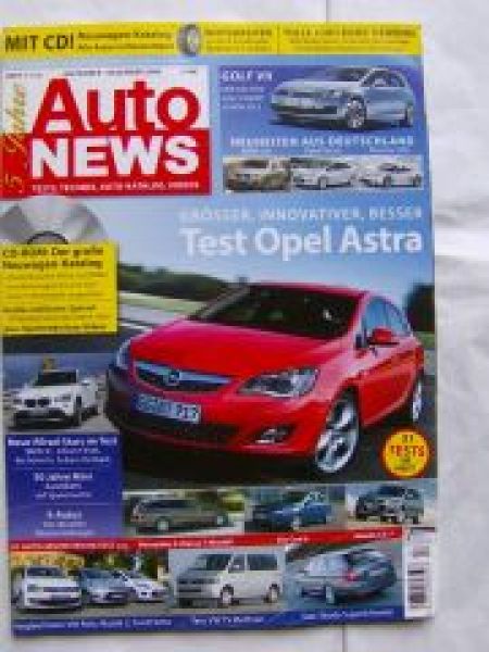 Auto News 11/12 2009 Astra,Golf VII,50 Jahre Mini,T5