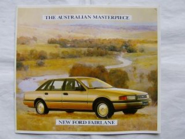 Ford Fairlane Australian Prospekt Brochure