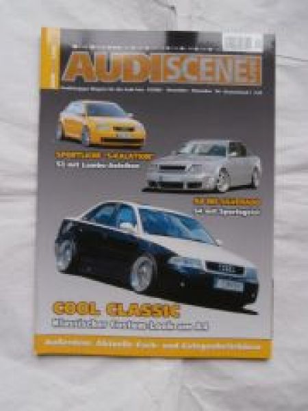 Audi Scene Live 11+12/2004 A8,A4,Kamei A3 X1,100 S4,S3,