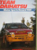 Daihatsu Team Motor Sports Record 1989