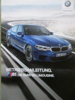 BMW M5 F90 Betriebsanleitung Juni 2018
