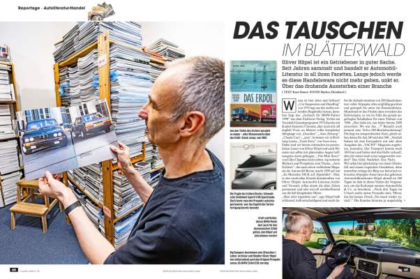 Reportage Autoprospekte