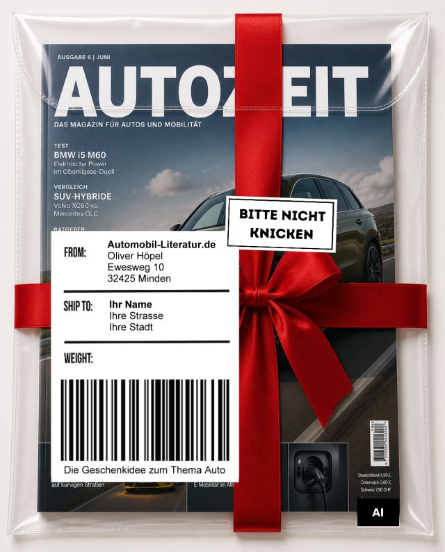 Geschenkidee: Autozeitung als Geschenk