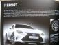 Preview: Lexus RC 200t 300h +F Sport Prospekt November 2015 +Preisliste NEU