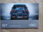 Preview: Audi Q7 Typ 4M Original Zubehör Prospekt Juni 2016