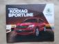 Preview: Skoda Kodiaq Sportline 1.4l TSI ACT 4x4 2.0L TSI 2.0L TDI SCR 4x4 November 2017