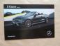 Preview: Mercedes Benz E-Klasse Cabriolet BR238 E220d E200 E300 E400 4Matic Prospekt Vorabinformation Juni 2017