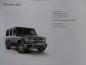 Preview: Mercedes Benz G-Klasse BR463 +G350d Professional +4x4 +AMG G63/G65 +designo manufaktur 5/2017