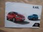 Preview: Opel Karl +Edition +Rocks Prospekt April 2018 +Preisliste