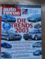 Preview: auto revue 2/2003 Audi A8 4.2 Quattro, A6 Avant TDI Multitronic, Bentley Azure,Berlingto 2.0HDI,Daihatsu YRV GTti,