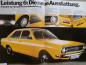 Preview: Audi 80 (B1) L S LS GL Prospekt August 1972