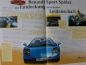 Preview: Renault Sport Spider Prospekt November 1997 Poster NEU
