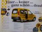 Preview: Renault Kangoo Parisienne +Preisliste 4/1998 NEU
