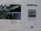 Preview: Peugeot 206 SW Zubehör Prospekt +Preisliste Juni 2002