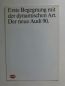Preview: Audi 90 (Typ 82) Prospekt September 1984 Facelift