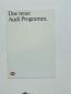 Preview: Audi das neue Programm alle Modelle März 1985