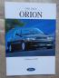 Preview: Ford Orion CLX Ghia Prospekt Benziner Diesel September 1992