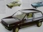 Preview: VW Polo Fox Steilheck Prospekt Februar 1985 Typ 86C