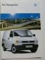 Preview: VW Transporter Prospekt T4 September 1996 NEU