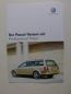 Preview: VW Passat Variant mit Professional Paket Prospekt 3B6 10/2004