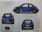 Preview: VW Original Zubehör New Beetle Prospekt September 1998 9C1 1C1