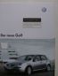 Preview: VW Golf5 Prospekt Januar 2004 1K1 Prospekt +Climatic