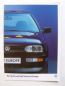 Preview: VW Golf3 & Variant Europe Prospekt September 1996 1H1 1H5 NEU