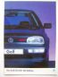 Preview: VW Golf3 GTI/GTI 16V Edition Prospekt November 1994 1H1