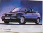 Preview: VW Golf3 Cabriolet Classic Edition Typ 1E7 Prospekt Mai 1996