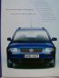 Preview: VW Passat Variant Facelift 3B6 Prospekt September 2000 NEU