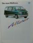 Preview: VW T4 Multivan Allstar Prospekt September 1992 NEU