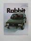 Preview: VW Rabbit +L +LS +S Prospekt Typ17 Golf1 USA Rarität