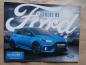 Preview: Ford Focus RS Prospekt August 2016 NEU