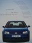 Preview: VW Golf4 & Variant Edition Prospekt Juni 2000 1J1 1J5