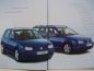 Preview: VW Golf4 & Variant Edition Prospekt Juni 2000 1J1 1J5